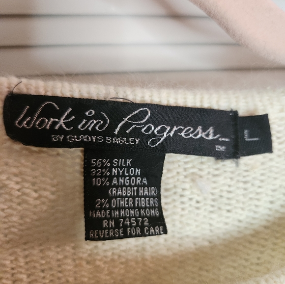 9 Work in progress by Gladys Bagley Silk nylon and angora blend.p2p 21 - Picture 6 of 8